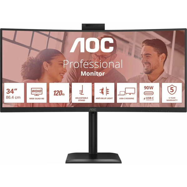 AOC CU34E4CW 34" Černá
