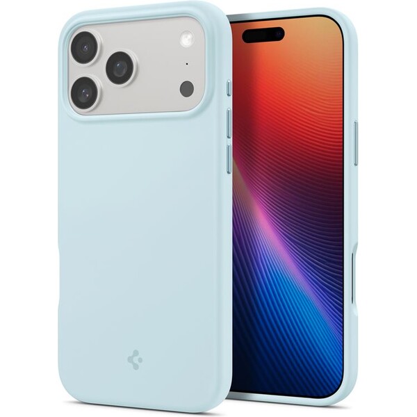 Spigen Silicone Fit MagSafe kryt iPhone 17 Pro Max mute blue