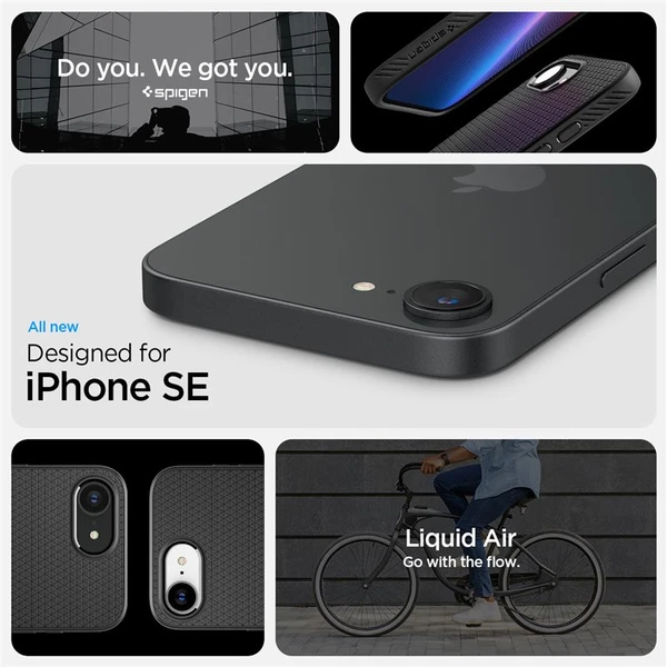 Spigen Liquid Air kryt iPhone 17e/16e matně černý - Pouzdra - Obrázek 112c613e39f44ff682b64e06f92261d0