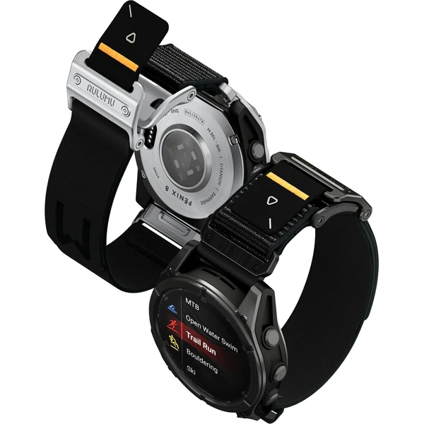Aulumu C11 Mag-Buckle Slim řemínek Garmin Watch (QuickFit 22mm) Black Buckle/Black Strap - Řemínky - Obrázek 113787fc3e6246bfa6d9005d211722e8