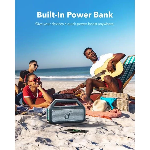 Anker Soundcore Boom 2 bezdrátový reproduktor modrý - Reproduktory - Obrázek 1172676ad9474ff9ab2cee8f5f670fae