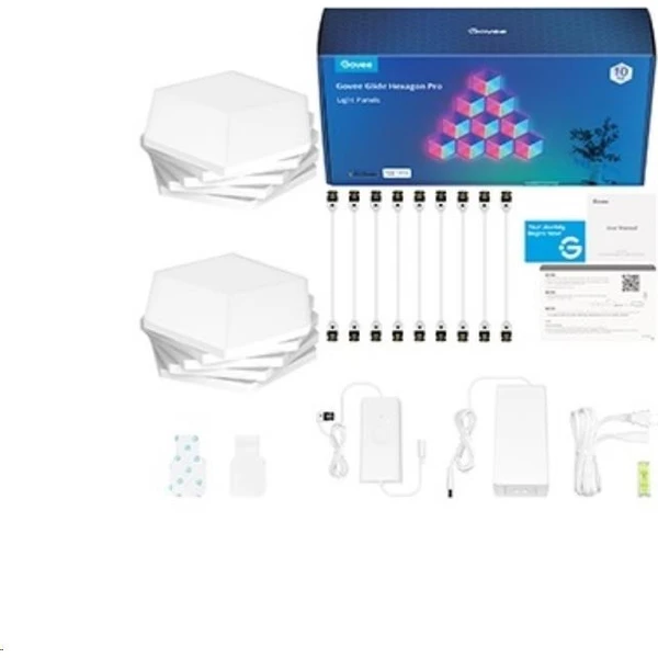 Govee Glide Hexa Pro LED Smart 10ks - Chytrá osvětlení - Obrázek 119cb047b17b4704a41a58e1d6ee5da6