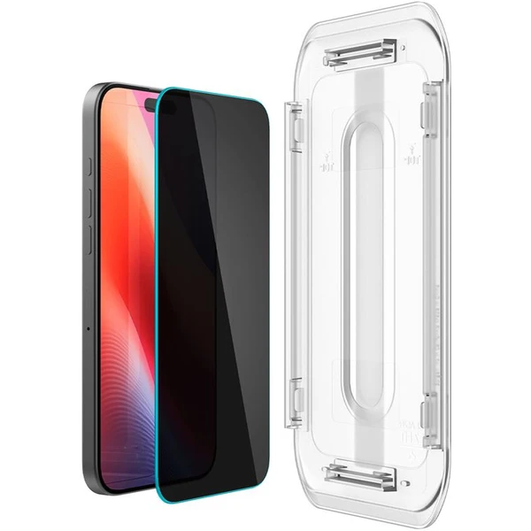 Spigen Glass tR EZ Fit HD (Privacy) tvrzené sklo iPhone 16 Pro čiré - Ochranné folie a skla - Obrázek 119d67e61f204b3cbd9deabf525703c2