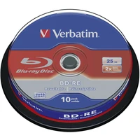 VERBATIM BD-RE SL(10 ks) Blu-Ray/spindle/2x/25GB - Optické disky