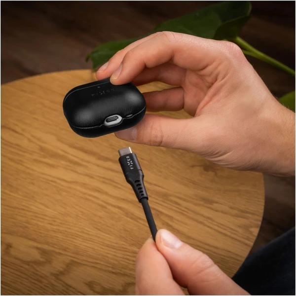 FIXED PodsLeather kožené pouzdro pro Apple AirPods 4 černé - Pouzdra - Obrázek 11c63cd1c2db4509af0bf4159d64f4ee