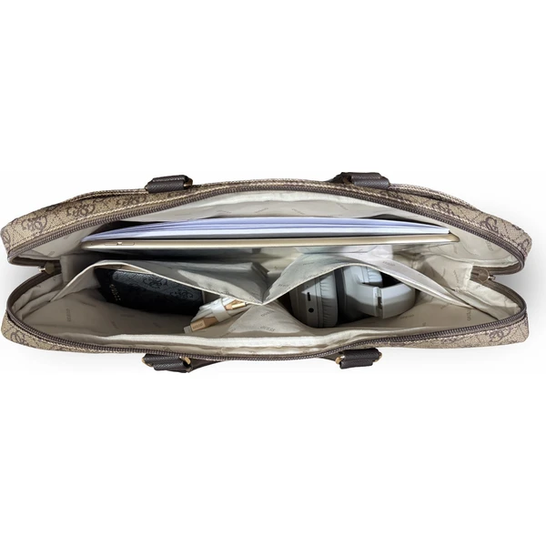 Guess PU 4G Stripe Metal Logo taška na notebook 16" hnědá - Pouzdra - Obrázek 11c64dd3fab04ae5be07406b45605394
