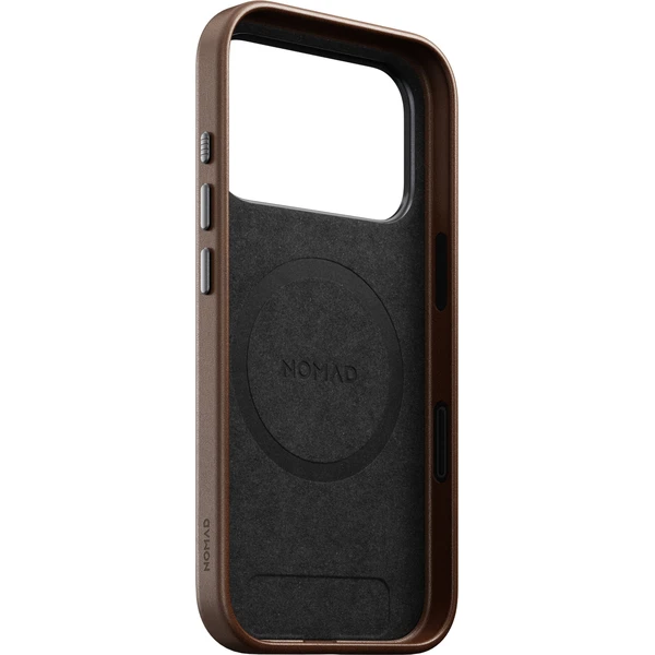 Nomad Traditional Leather MagSafe kožený kryt iPhone 18 Pro Brown - Pouzdra - Obrázek 11e5a7a94a9e44edbc60406b93637374