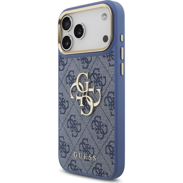 Guess PU Leather 4G Metal Logo Gold Frame kryt iPhone 18 Pro Max modrý - Pouzdra - Obrázek 11ed1c4f233e4d68ab12105a92db50a0