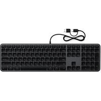 Satechi Slim LX3 drátová klávesnice (US English) vesmírně černá - Klávesnice
