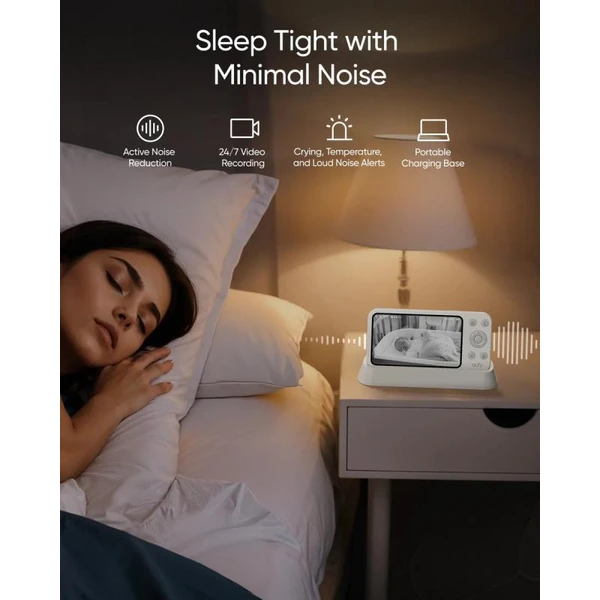 Anker eufy E21 dětská chůvička, 4K bílá - Kamery - Obrázek 1257f25ae3ae472d8a99ffcc5ca694ed