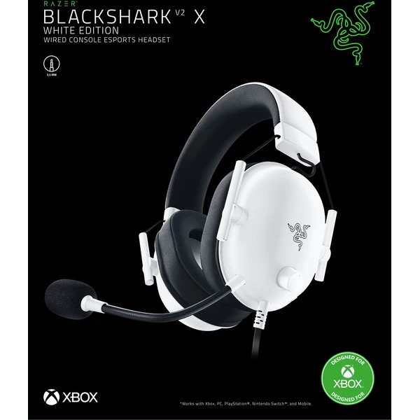 Razer BlackShark V2 X (Xbox Licensed) sluchátka bílá - Sluchátka - Obrázek 126F000L01