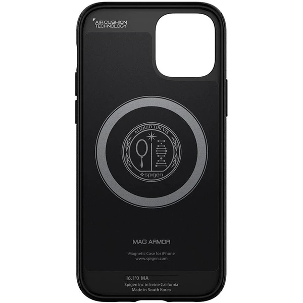 Spigen MagArmor magnetický kryt Apple iPhone 12/ 12 Pro černý - Pouzdra - Obrázek 12FL000501