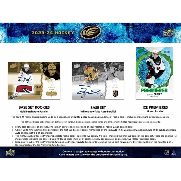 Hokejové karty 2023-24 Upper Deck Ice Hockey Hobby Box - Hokejové karty - Obrázek 12Y7000P01
