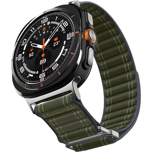 Spigen Fabric Band řemínek (hook-and-loop) Samsung Galaxy Watch Ultra 47mm zelený - Řemínky - Obrázek 12ac6cfaa6b64ac9aa79498b14023052