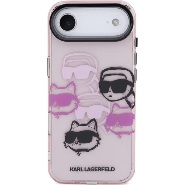 Karl Lagerfeld IML Multi K&CH Heads Zadní Kryt pro iPhone Air růžový - Pouzdra - Obrázek 12b43eb0162d4064b6f0826a1a18b10f