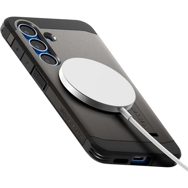 Spigen Tough Armor MagSafe kryt Samsung Galaxy S25 tmavě šedý - Pouzdra - Obrázek 12b858c4f7af4adbac28993d1785620c