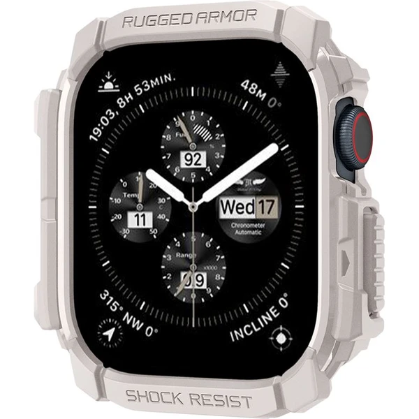 Spigen Rugged Armor kryt pro Apple Watch 10/11 (46mm) béžový - Pouzdra - Obrázek 12ce86f26f704b71a6d51a5916faf839