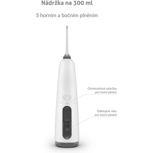TrueLife AquaFloss Compact C300 ústní sprcha bílá - Ústní sprchy - Obrázek 12d20a1e027e48e1913219f8330905e9