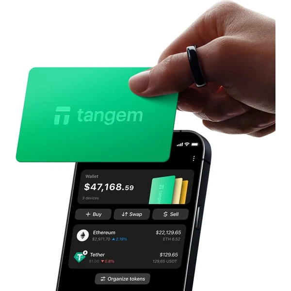 Tangem Wallet 3-card set krypto peněženka Sun drop (3 ks)  - Krypto peněženky - Obrázek 12e10d1d8ca34cd799c1bc94fc41e169