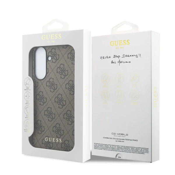 Guess PU 4G Metal Classic Logo kryt Samsung Galaxy A37 hnědý - Pouzdra - Obrázek 12fe17ba10844ef29361d0e842f4bc52