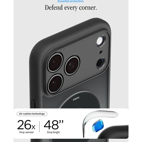 Spigen Ultra Hybrid MagSafe kryt iPhone 18 Pro Max/17 Pro Max classic black - Pouzdra - Obrázek 13098ad99796413ba1b4c2a1eb22a29c