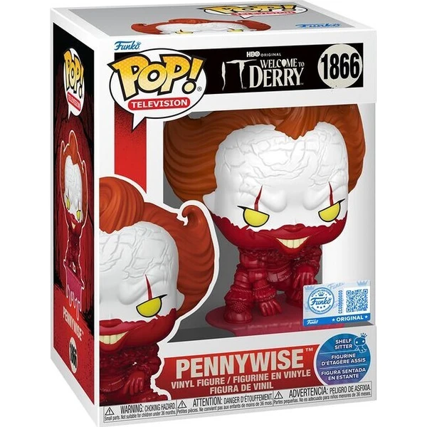 Funko POP! #1866 Movies: It: Welcome to Derry - Pennywise (Shelf Sitter) (Exclusive) - Funko POP! - Obrázek 1311f7ce89cc42b691ffd84873c1622d