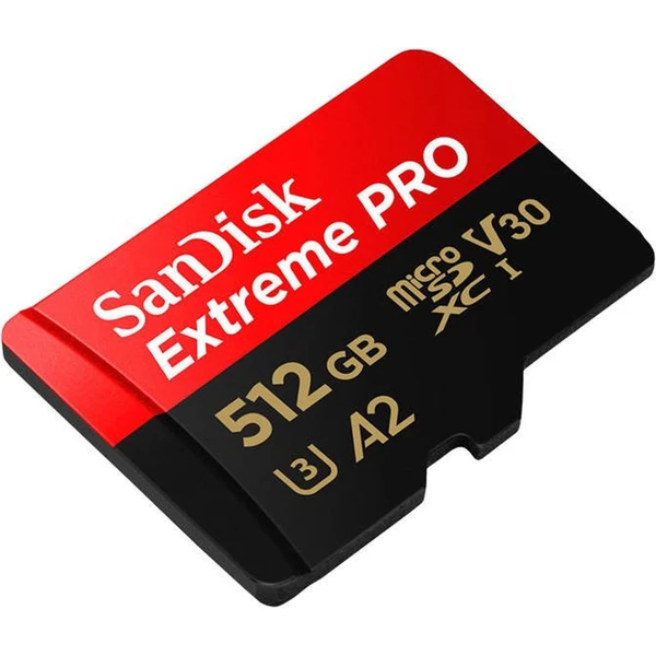 SanDisk micro SDXC karta 512GB Extreme PRO + adaptér - Paměťové karty - Obrázek 1332000P01