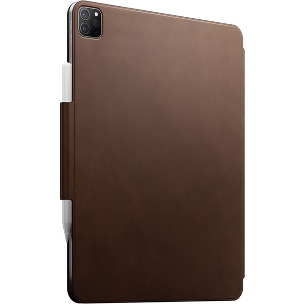 Nomad Leather Folio Plus pouzdro iPad Pro 12.9" (22/21/20/18), Air 13" (2024/2025) hnědé