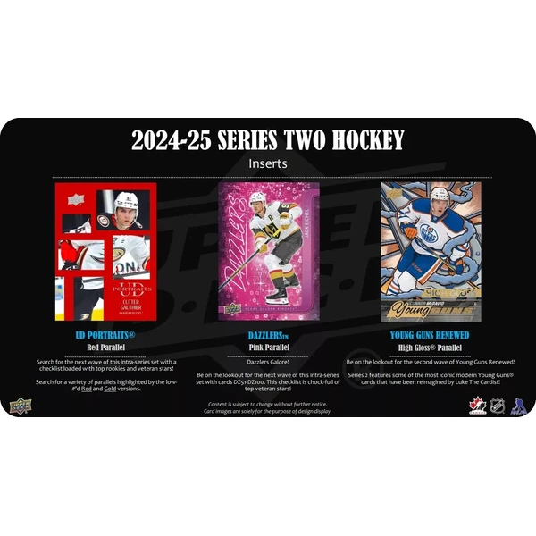 Hokejové karty 2024-25 Upper Deck Series 2 Hockey Hobby Balíček - Hokejové karty - Obrázek 133D000O01