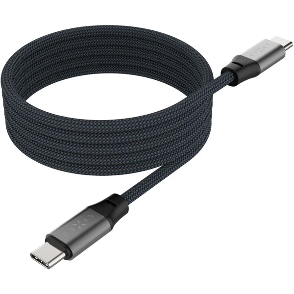 FIXED USB-C/USB-C magnetický napájecí kabel 240W 1,2m šedý - Kabely a redukce - Obrázek 135ed6cdefdc496c9cef43e056b93b0e