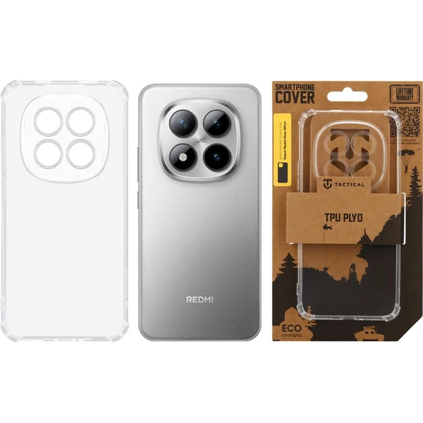 Tactical TPU Plyo kryt Xiaomi Redmi Note 15 Pro+ 4G/5G čirý - Pouzdra - Obrázek 136dd467e6994ae1ba6317da227e555a