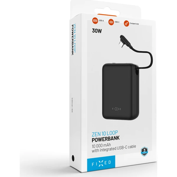 FIXED Zen 10 Loop powerbanka s LCD displejem, 30W, 10 000 mAh černá - Powerbanky - Obrázek 1380c3ef47fb4aec88906ea0d1f39d12