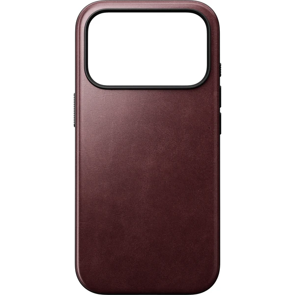 Nomad Modern Leather (Horween) MagSafe kožený kryt iPhone 17 Pro/18 Pro Burgundy - Pouzdra - Obrázek 138ab11b4c84410dbc3bb26b88287172