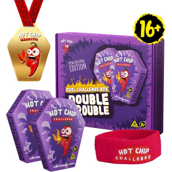 Extra pálivý chips Hot-Chip - Dual Challenge Box