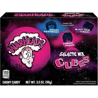 Kyselé žvýkací bonbony Warheads - Galactic Cubes 99 g - Cukrovinky