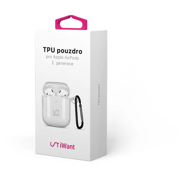 iWant TPU pouzdro pro Apple AirPods 1./2. generace čiré - Pouzdra - Obrázek 13WB100501