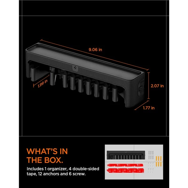 Spigen Apple Watch Band Organizer na řemínky (S341) černý - Organizéry - Obrázek 13b58ec2a5da4db8acde557223be1d93
