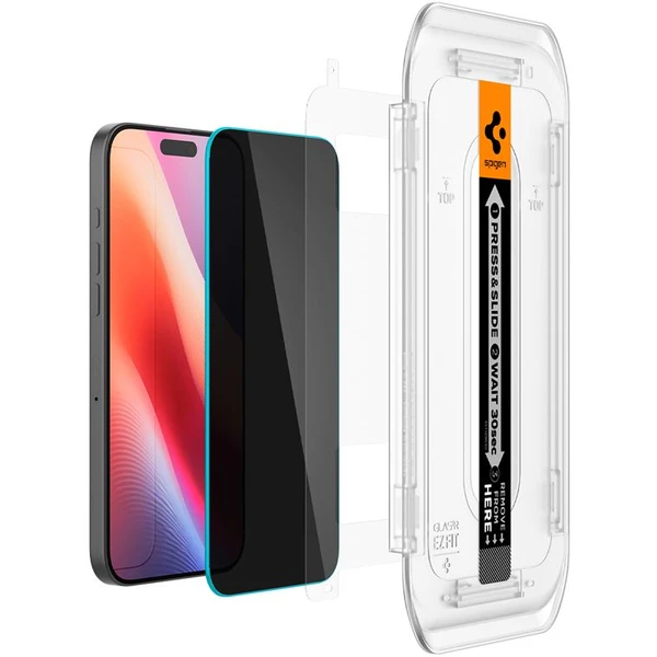 Spigen Glass tR EZ Fit HD (Privacy) tvrzené sklo iPhone 16 Pro Max čiré - Ochranné folie a skla - Obrázek 141213c8975f49ad9eea84f54fe10017