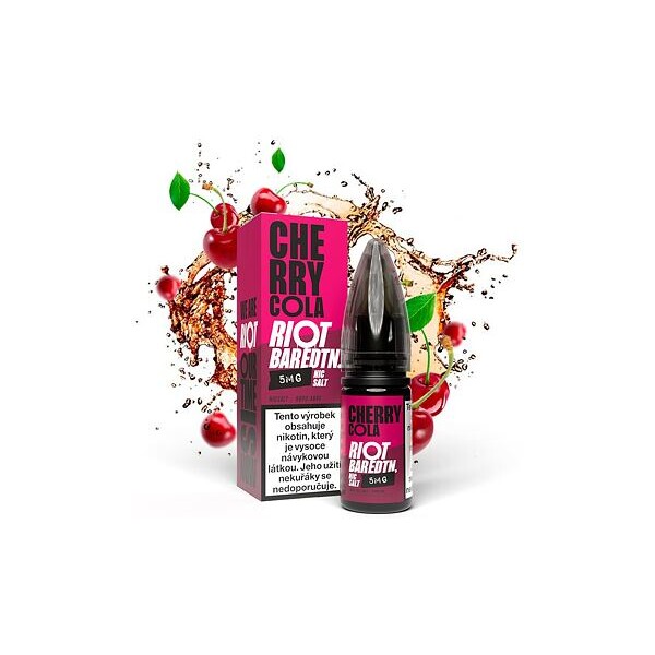 Riot BAR EDTN Salt Třešňová cola 10ml (5mg)