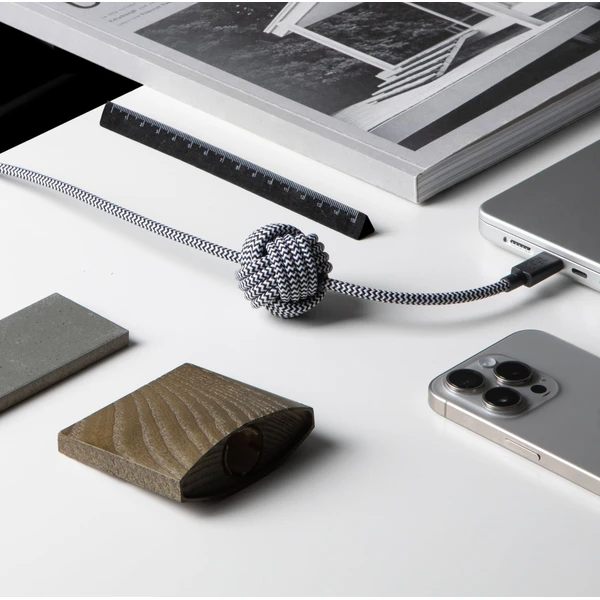 Native Union Anchor Cable USB-C/USB-C kabel, 240W, 3m zebra - Kabely a redukce - Obrázek 141A000P01