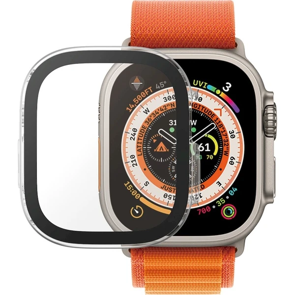 PanzerGlass Apple Watch Ultra 3/2/1 ochranný kryt s D3O - čirý rámeček - Pouzdra - Obrázek 1421f210002746f086808f5997e90388