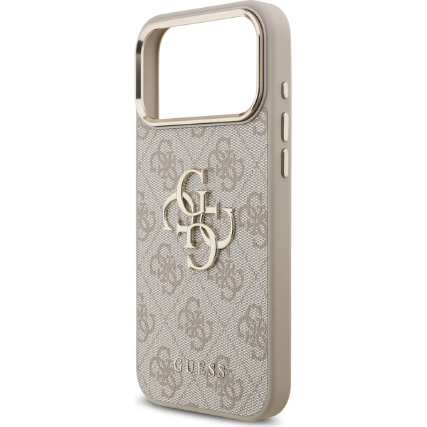 Guess PU Leather 4G Metal Logo Gold Frame kryt iPhone 18 Pro Max růžový - Pouzdra - Obrázek 145fe05d7b314846ae136b667dbd194f