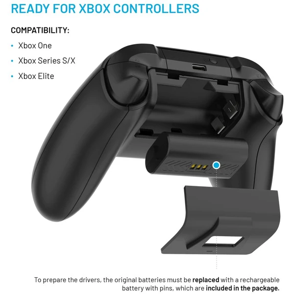 FIXED nabíjecí stanice pro ovladače k Xbox Series S, X a One, černá - Nabíječky - Obrázek 14659a642a2e438d961725d5328f9ec3