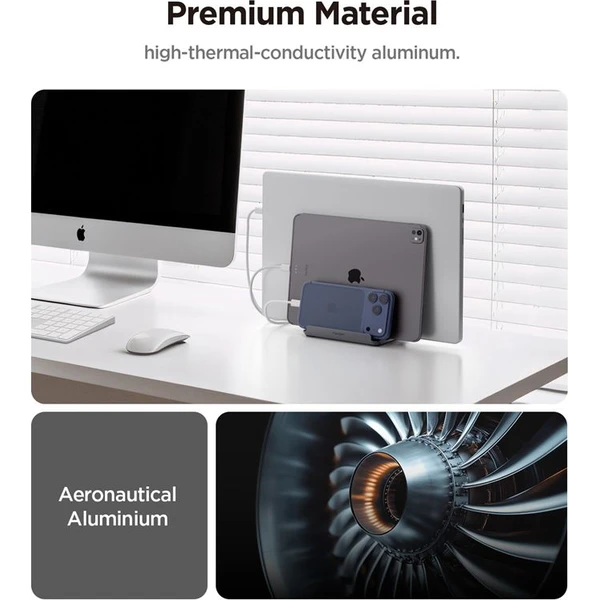 Spigen Vertical Laptop Stand (LD208S4) stojánek pro notebook/MacBook space gray - Stojánky - Obrázek 146763833cf047f49927b259f21a3acd