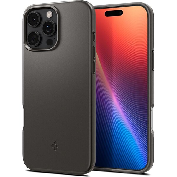 Spigen Thin Fit MagSafe kryt iPhone 16 Pro gunmetal