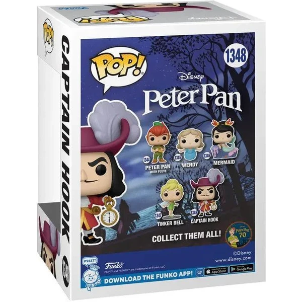Funko POP! #1348 Disney: Peter Pan 70th - Captain Hook - Funko POP! - Obrázek 14DE000L01