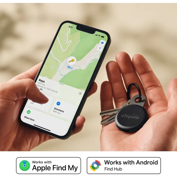 Chipolo LOOP Bluetooth lokátor černý - Lokátory - Obrázek 14DJ000K01