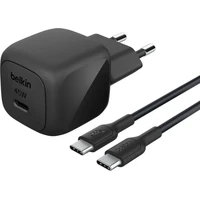 Belkin BOOST CHARGE™ 45W USB-C Power Delivery PPS nabíječka, 1m USB-C/USB-C kabel černá - Nabíječky