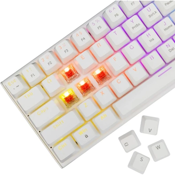 White Shark WAKIZASHI 2 Red (US) bílá - Klávesnice - Obrázek 14MD000J01