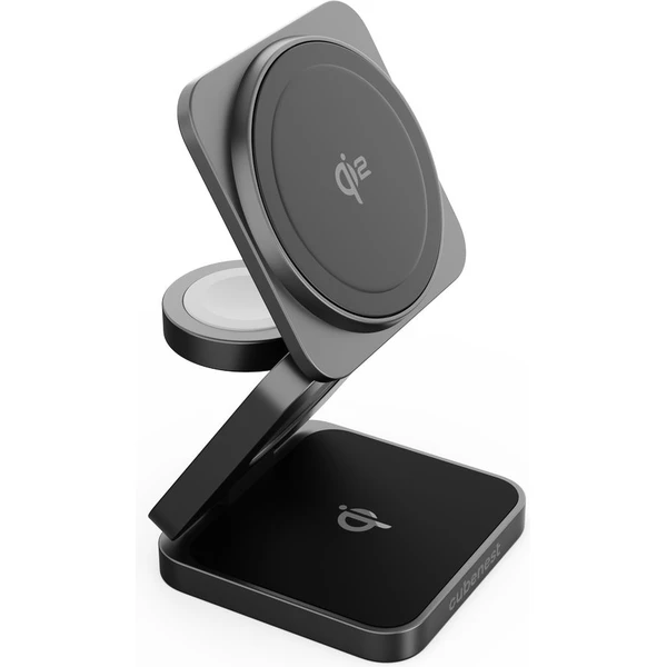 Cubenest SQ312 Fold Pro Qi2 (MagSafe) 3v1 magnetická nabíječka černá - Nabíječky - Obrázek 14PF000N01